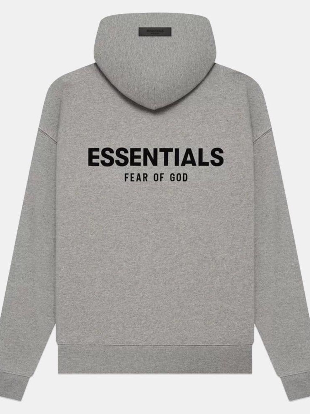 Fear of God Essentials Grey Logo Hoodie